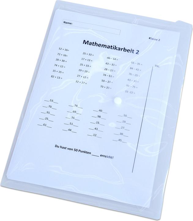 Immagine prodotto Office Point Tasca per documenti DIN A4 con bottone a pressione (A4)