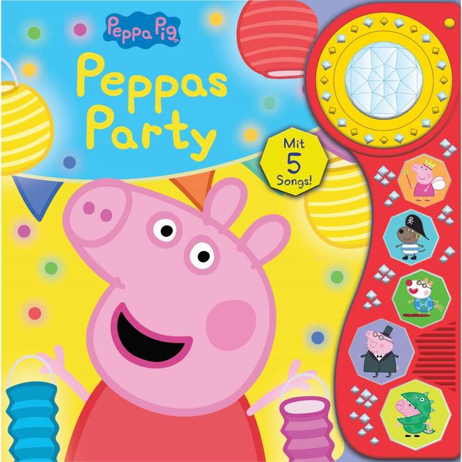 Thumbnail - Phoenix, Babybücher, Peppa Pig - Peppas Party - Soundbuch mit Lichteffekt - interaktives Pappbilderbuch mit leuchtendem ...