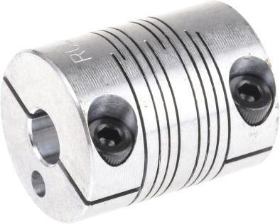 Actual product image Ruland Al clamp style coupling,8x8mm bore