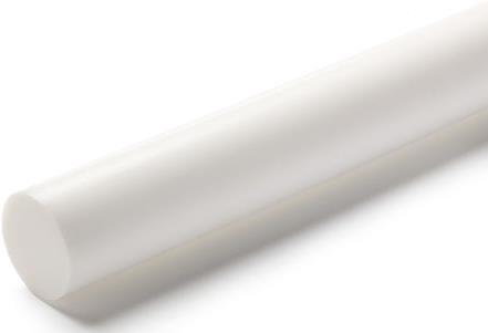 Actual product image RS PRO PTFE plastic rod stock,1m L 50mm dia