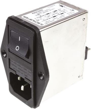 Produktbild Schurter Einbaustecker 2A 50/60Hz 2-polig