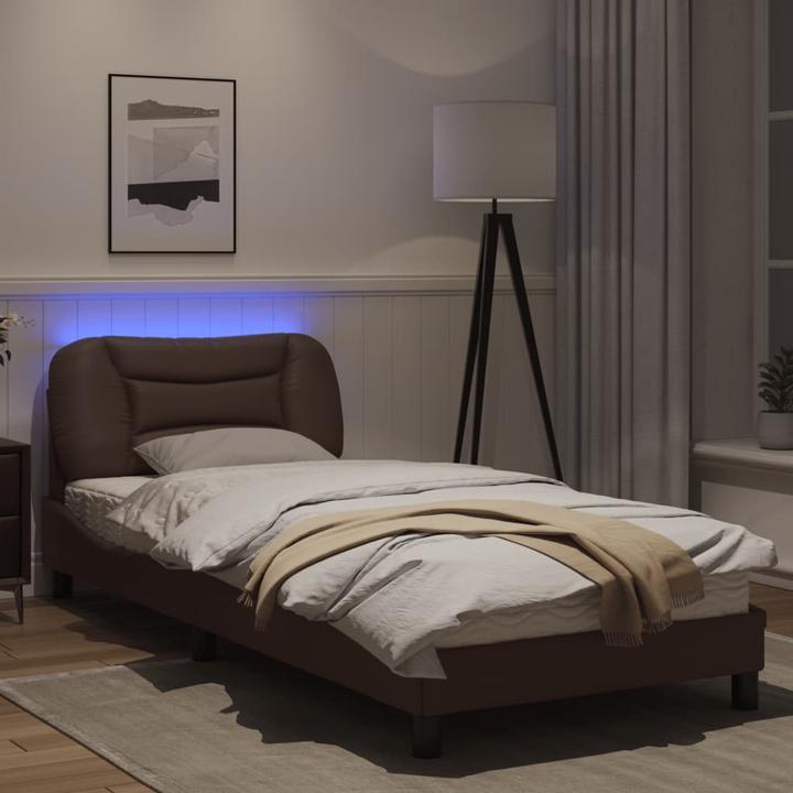 Immagine prodotto VidaXL Struttura del letto con similpelle a LED (90 x 200 cm)