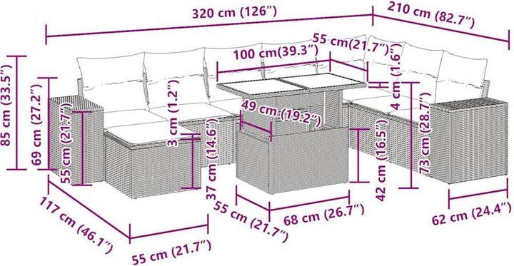Produktbild vidaXL Ivanna