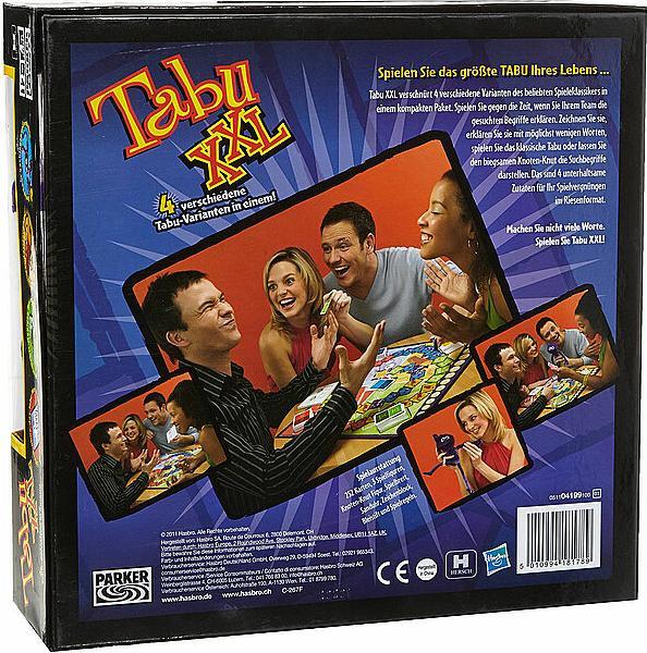 Produktbild Hasbro Gaming Tabu XXL (Deutsch, 4 - 10)