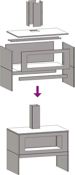 Immagine prodotto vidaXL Feuerstelle (50 cm)