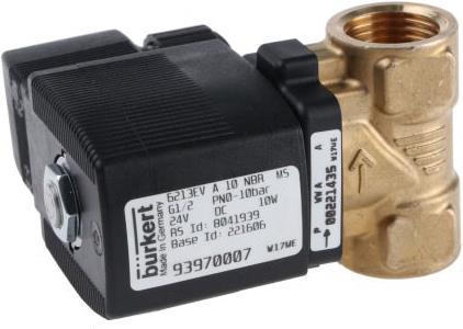 Produktbild Bürkert 1/2" Solenoid valve 10 mm orifice 24VDC