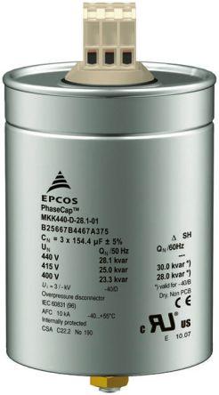 Actual product image Epcos Phasecap 440V 25KVAr PFC
