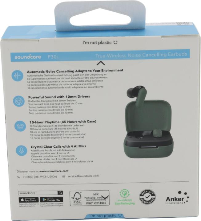 Immagine prodotto soundcore P30I (ANC, 7 h, Senza fili)