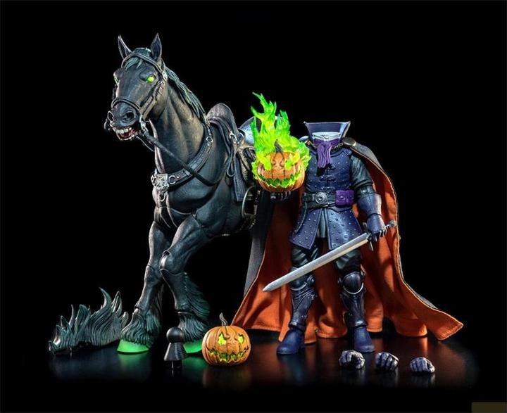 Actual product image Four Horsemen Toy Design Figura Obscura action figure Headless Horseman Green Spectral