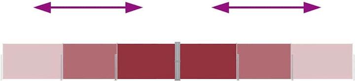 Produktbild vidaXL Seitenmarkise (12 m)