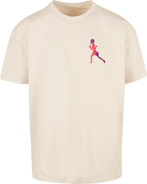 Merchcode Tennis Woman Silhouette - Heavy Oversize Tee - 116317 (S)