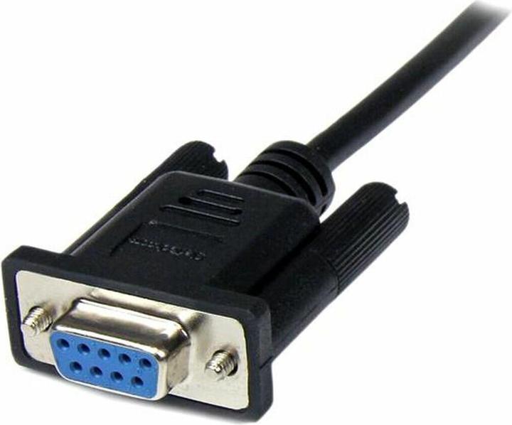 Produktbild StarTech 2m Black Db9 Null Modem Cable (2 m, Parallel (Drucker))