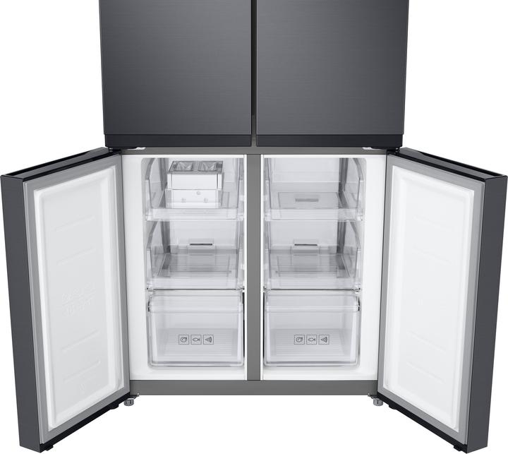 Actual product image Samsung RF48A400EB4, Vrijstaand, Frans deur, Antraciet, LED, Touch (488 l)
