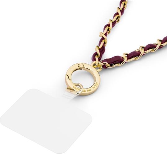 Produktbild iDeal Of Sweden für alle Cases mit Ladeanschluss mittig Wristlet Cherry Gold