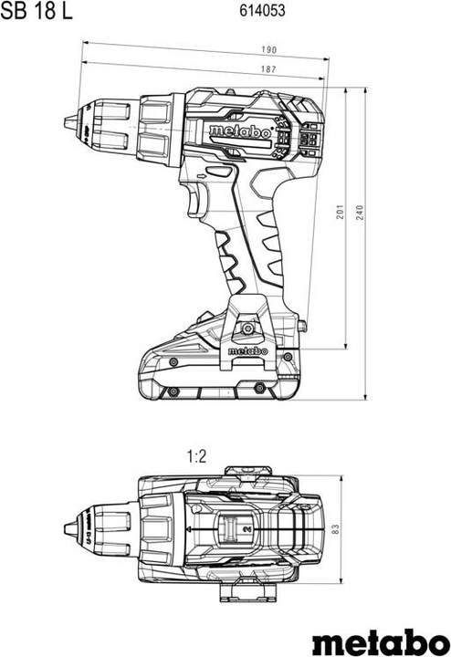 Immagine prodotto Metabo SB 18 L (Batteria ricaricabile)
