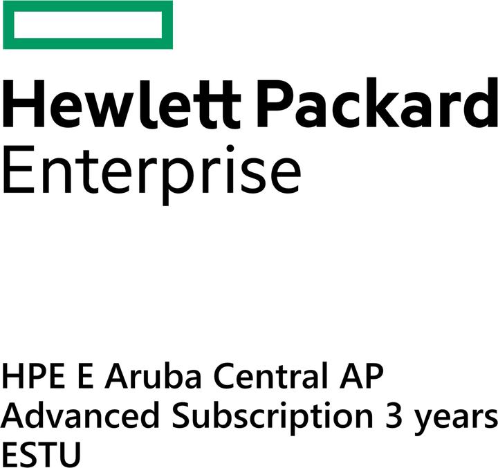 Actual product image HPE E Aruba Central AP, Advanced Subscription, 3 years, E-STU (1 Devices, 36 months)