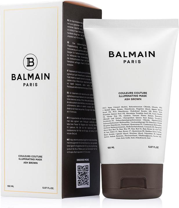 Image du produit Balmain Hair - Couleurs Couture Illuminating Mask - Ash Brown - 150 ml (150 ml)