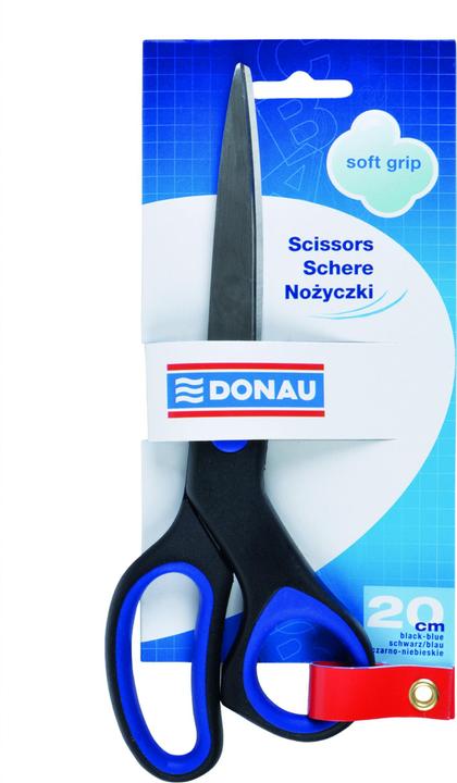 Productafbeelding Donau Kantoorschaar softgrip, 20cm, blauw (20.50 cm)