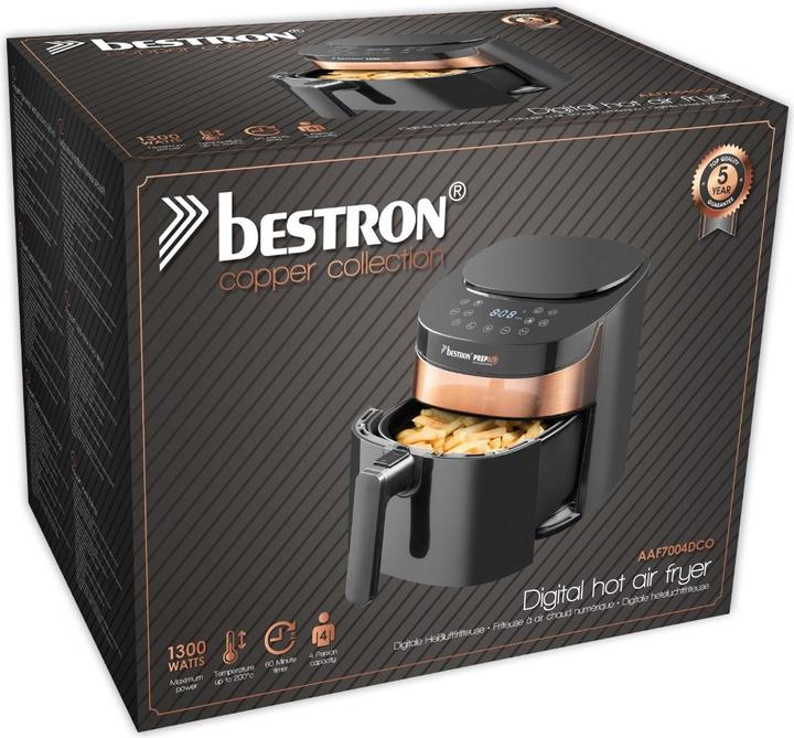 Produktbild Bestron Heisluftfritteuse 4 Liter, Kupfer