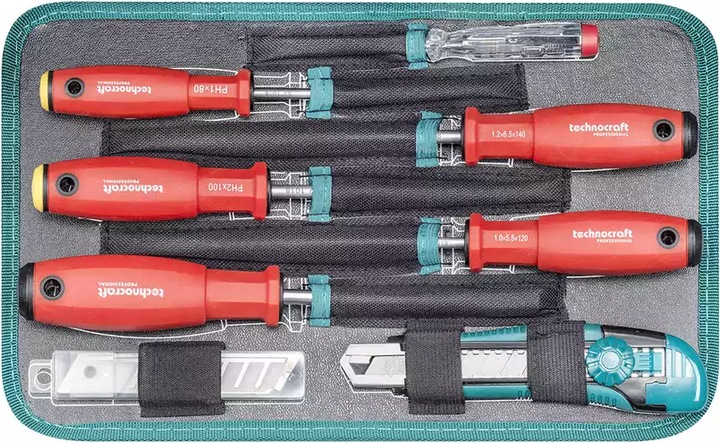 Actual product image technocraft ABS tool case Pro Mini (109 pieces)