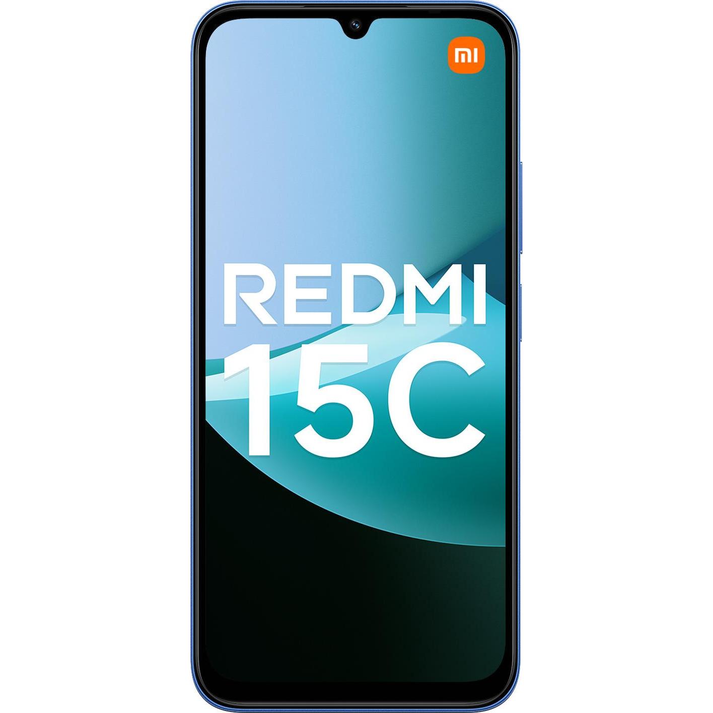 Xiaomi Redmi 15C 4G (128 GB, Moonlight Blue, 6.90", Dual SIM, 4G), Smartphone, Blau