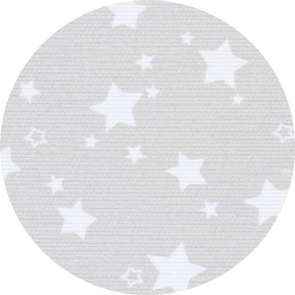 Actual product image Tobi babybay canopy pearl grey/stars white