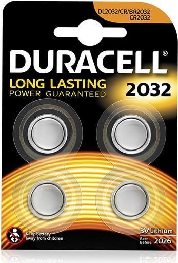 Produktbild Duracell CR2032 (4 Stk., CR2032, 225 mAh)