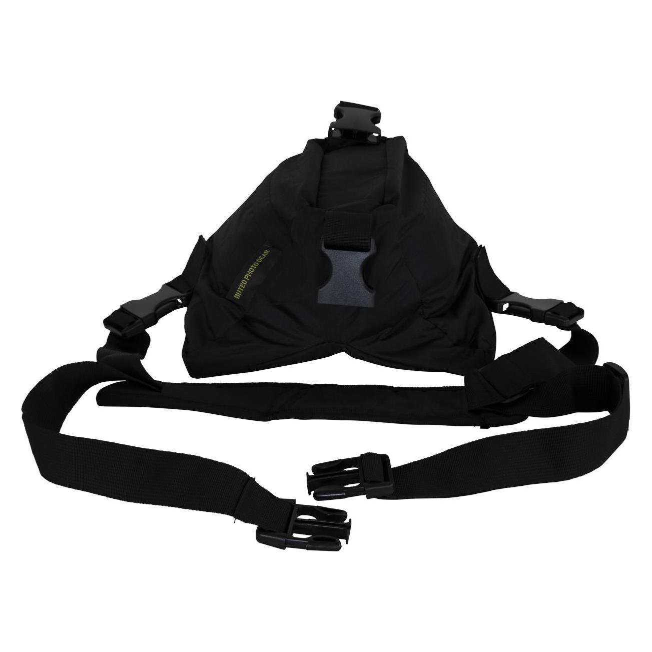 Buteo Photo Gear Bohnensack 1 Sattelmodell Schwarz Mit Tragegurt, Stativ, Schwarz