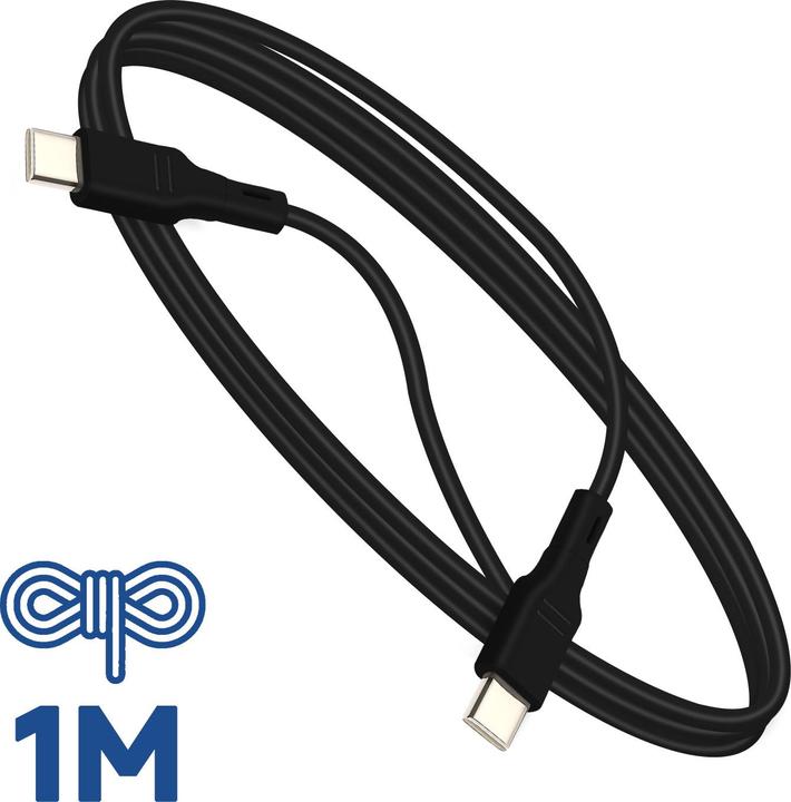 Actual product image USB-C charging and data transfer cable (1 m, USB 3.2 Gen 1, 60 W)