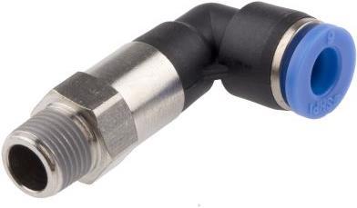 Produktbild RS PRO Elbow Adaptor, R1/8 x 6 mm (Winkelverbindung)