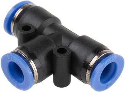 Actual product image RS PRO Equal Tee Fitting, 8 mm (T-connection)