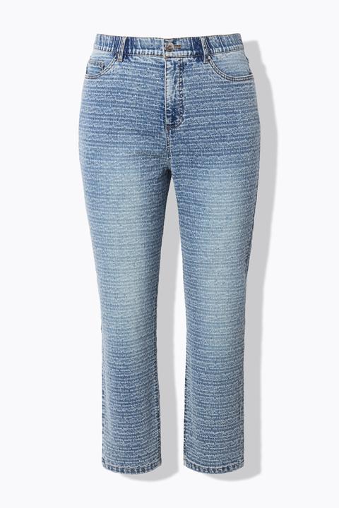 Actual product image Studio Untold Sparkling Textured Mom Jeans (52)