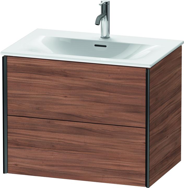 Actual product image Duravit Durait XViu 4133 Vanity unit wall-mounted, 2 drawers, for washbasin Viu 234473, 710x480 mm