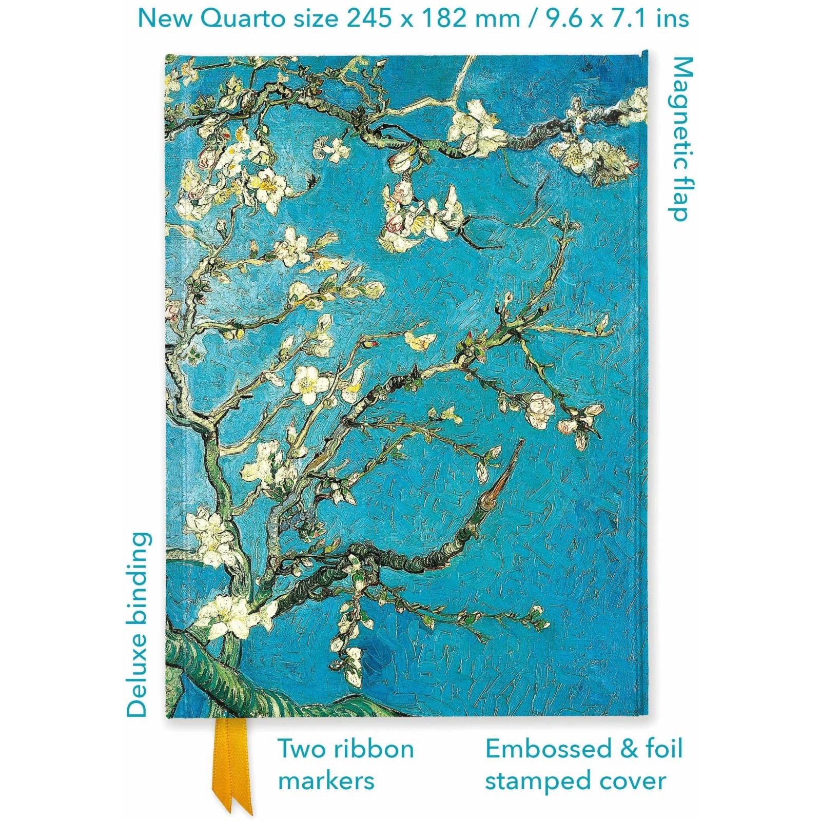 Vincent van Gogh: Almond Blossom (Foiled Quarto Journal), Fachbücher von Flame Tree Publishing