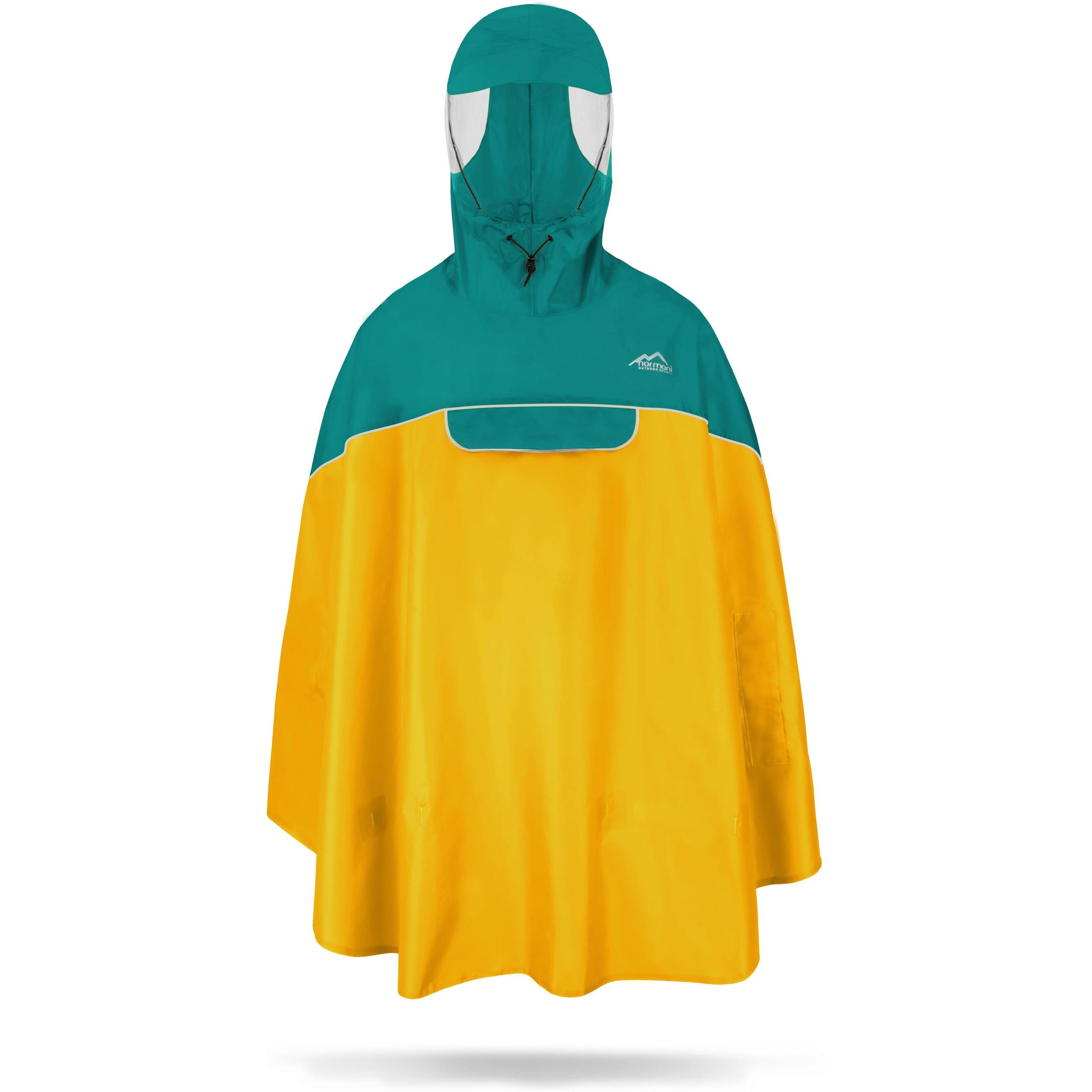 Thumbnail - Normani, Herren, Jacke, Regenponcho Sohra (M), Gelb, M