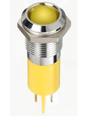 Produktbild RS PRO 14mm prom hyper bright LED, yellow 24Vdc