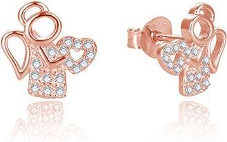 Immagine prodotto Beneto Teneri orecchini ad angelo in bronzo AGUP2666-ROSE (L)