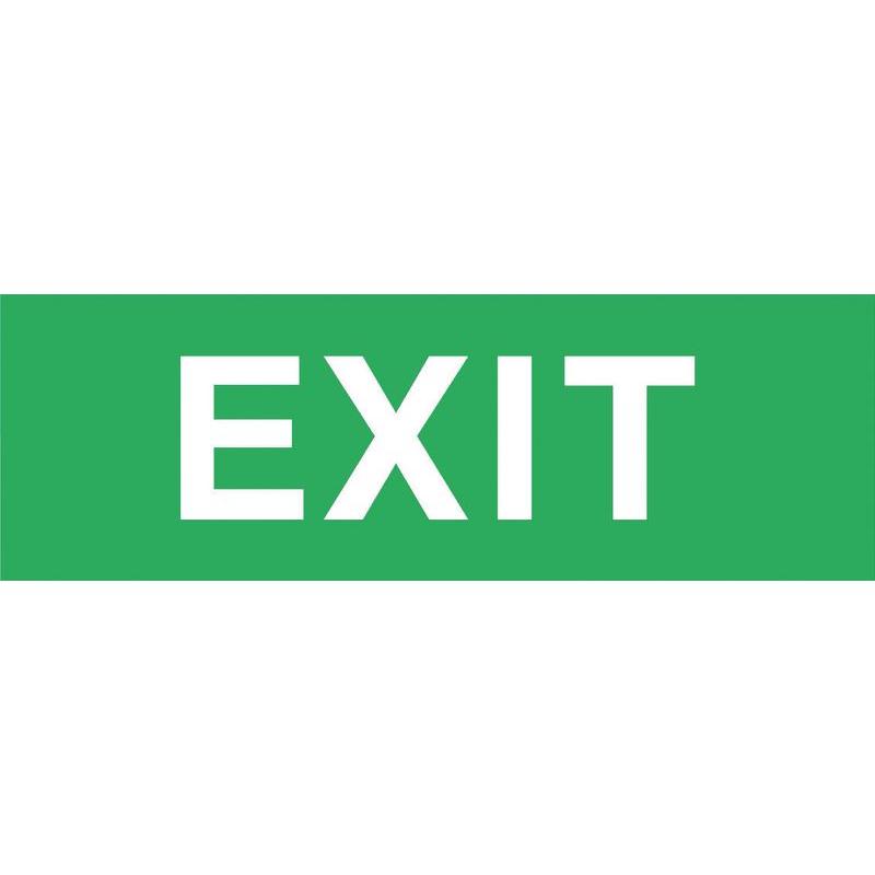 BRW, Sicherheitskennzeichnung, Rettungszeichen EXIT