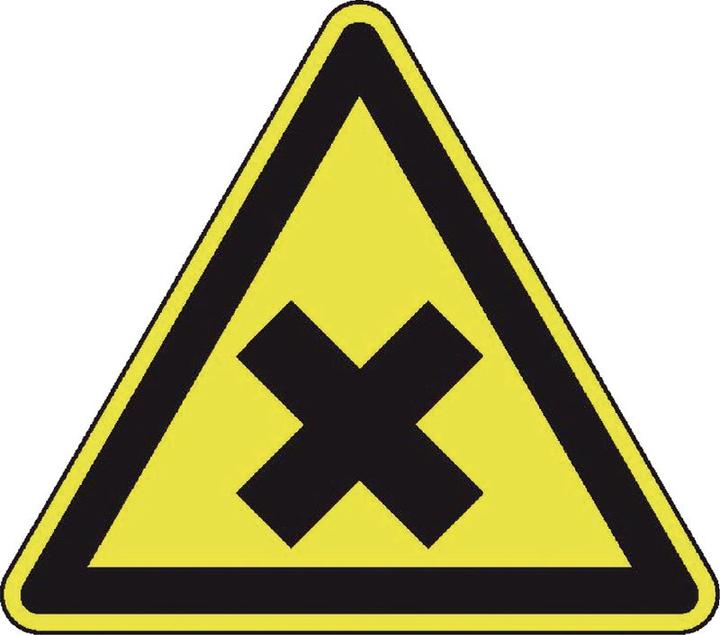 Produktbild BRW Warnschild Gesundheitsschädlich-Reizend - 20 cm