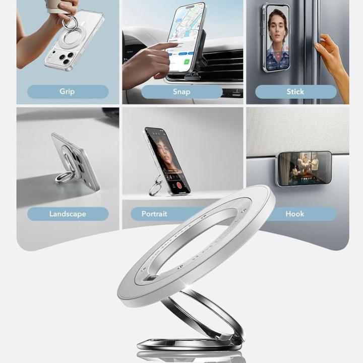 Produktbild ESR HaloLock Phone Grip Stand 360, White