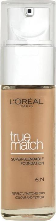 Produktbild L'Oréal Paris True Matcoolh Founeutraldationeutral 6.neutral Honeutraley Pumpenflasche Flüssigkeit 6.N Honey (6.N Honey)