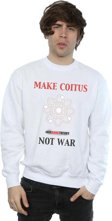 Immagine prodotto Dam Felpa da uomo in cotone Make Coitus Not War (3XL)