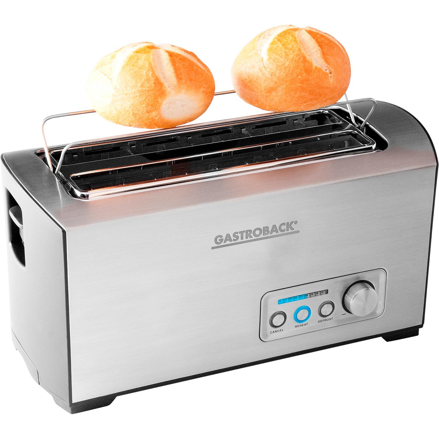 Thumbnail - Gastroback Design Pro 4, Toaster, Silber