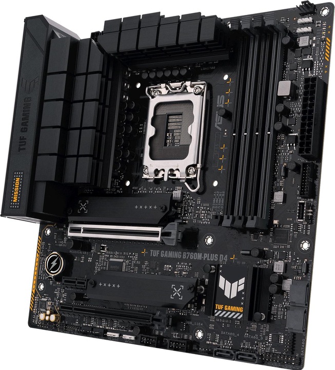 Image du produit ASUS TUF GAMING B760M-PLUS D4 (LGA 1700, Intel B760, mATX)