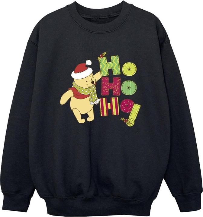 Produktbild Disney Winnie The Pooh Ho Ho Ho Scarf Sweatshirt Jungen (152, 158)