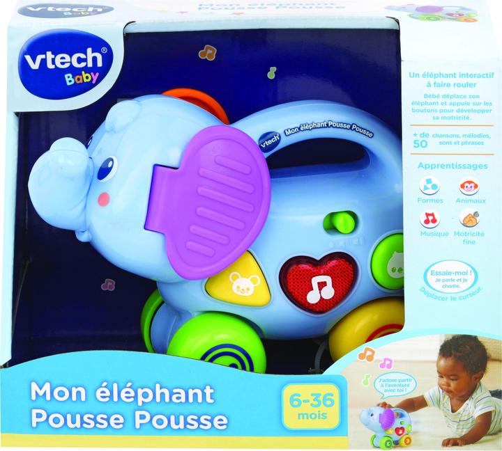 Immagine prodotto VTech Giocattolo da spingere Piccolo Elefante da spingere -FR-