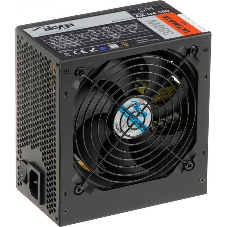 Akyga Zasilacz Ultimate 350W (AK-U4-350) (350 W), PC Netzteil, Schwarz