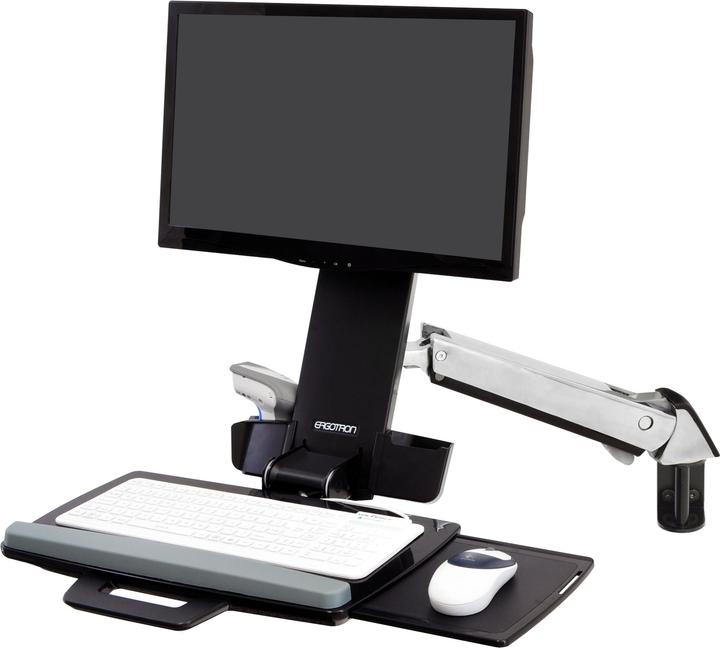 Ergotron Braccio Combinato Sv Sit Stand (Muro, 24", 13.20 kg)