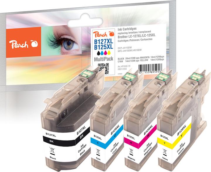 Image du produit Peach Lc-127, Lc-125 (C, CF, M, Y)