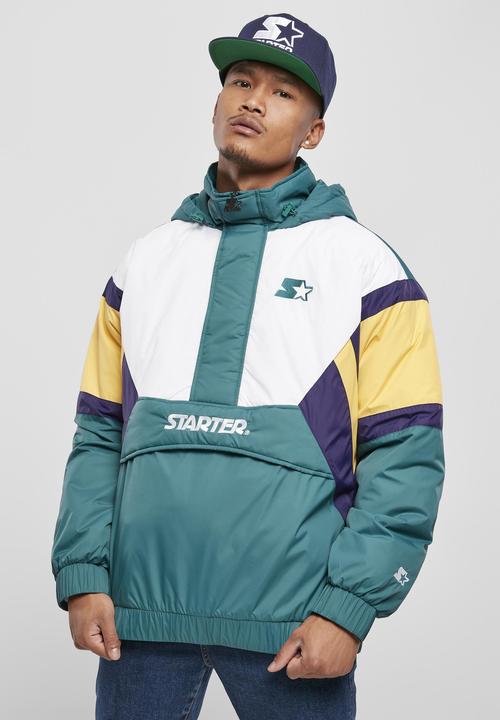 Actual product image Starter Color Block Half Zip Retro Jacket (S)